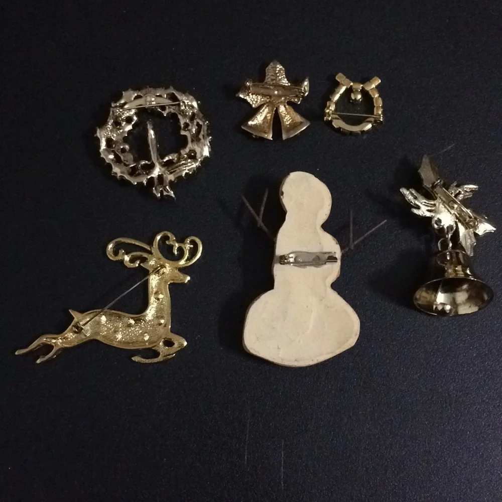 Vintage Christmas Brooches